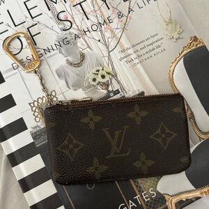 Louis Vuitton Dark Brown Monogram Coin Purse